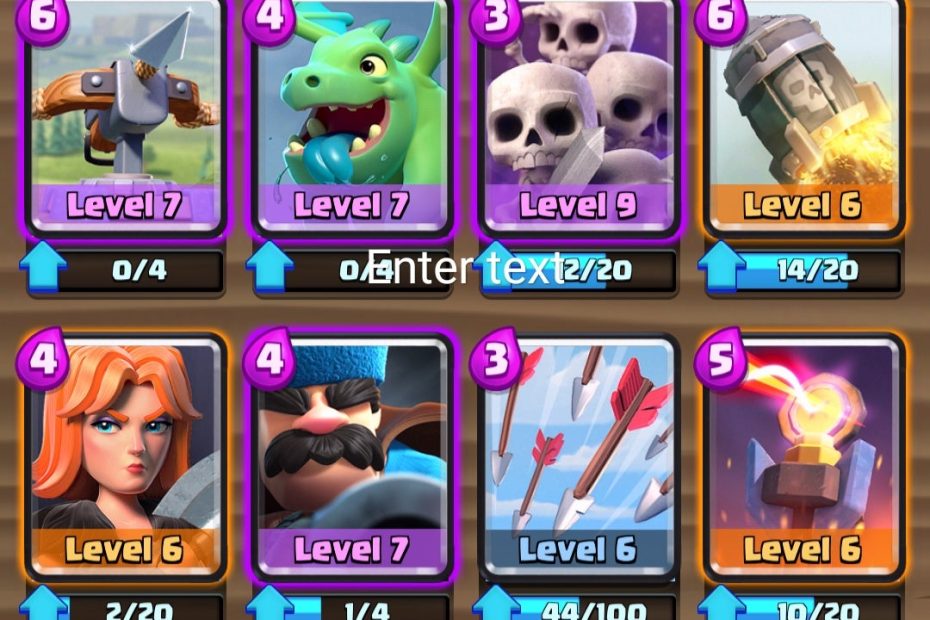 X Bow Deck That Brought Me From Arena 6-8 : R/Clashroyale
