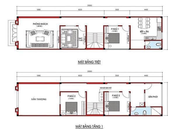 Gợi Ý 10 Mẫu Bản Vẽ 3D Nhà Ống 2 Tầng 5x20 Chi Tiết Thi Công Gợi Ý 10 Mẫu Bản Vẽ 3D Nhà Ống 2 Tầng 5X20 Chi Tiết Thi Công