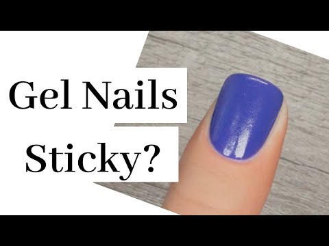 Why Are Gel Nails Still Sticky After Curing?
